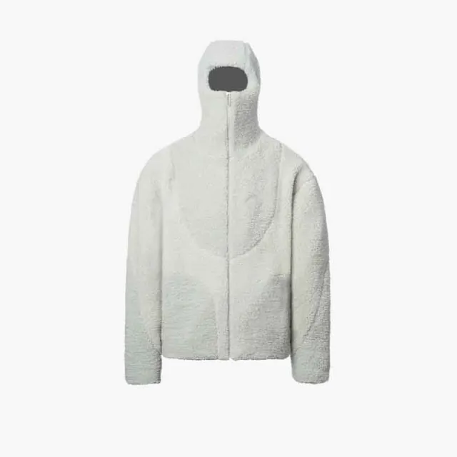 Zipper Letter Embroidery Warm Autumn Winter Sweater White - Shop at LoveMi
