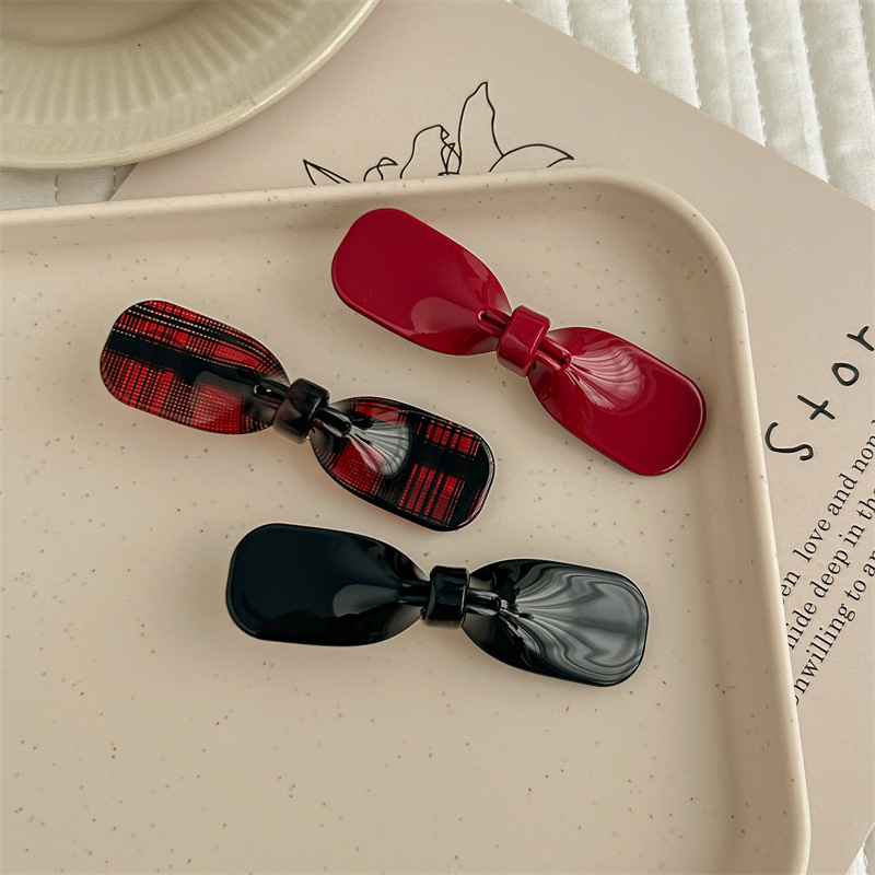 Title 2, Personalized Minority Bow Bang Side Hairpin Cro...