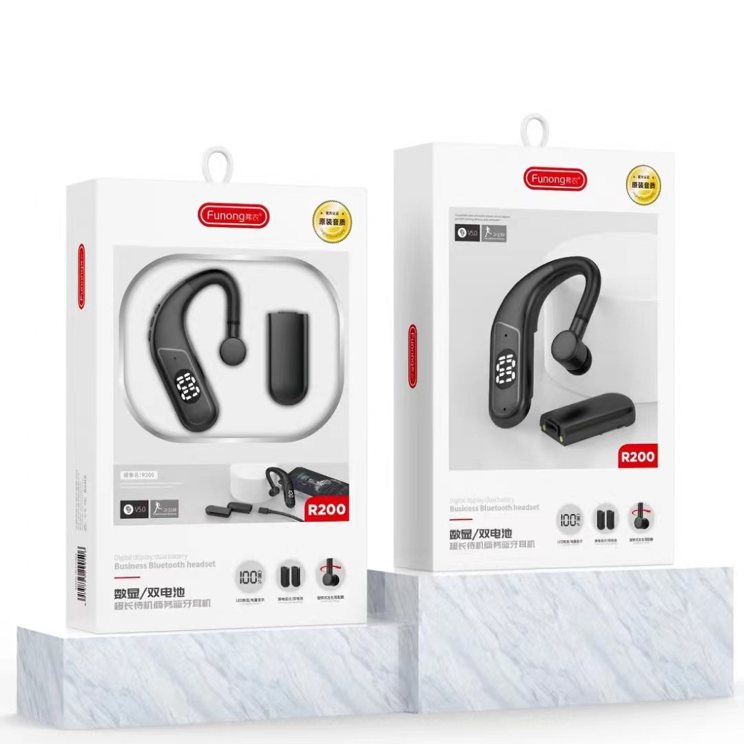 Digital Display Ear Hook Sports Headset - Image 5