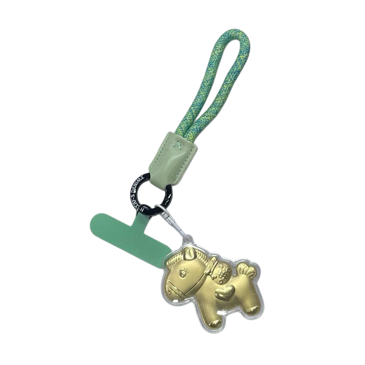 Horse Year Minimalist Bag Charm Keychain Phone Lanyard