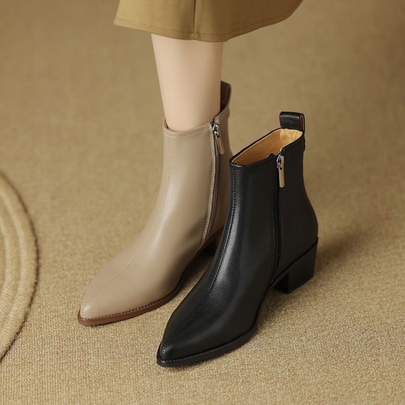 Pointed-Toe Ankle Boots, picture 3 of 4