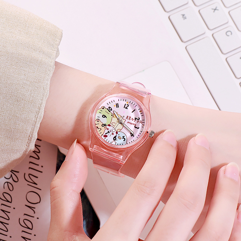 Transparent PVC Corner Creature Cartoon Childrens Watch 6