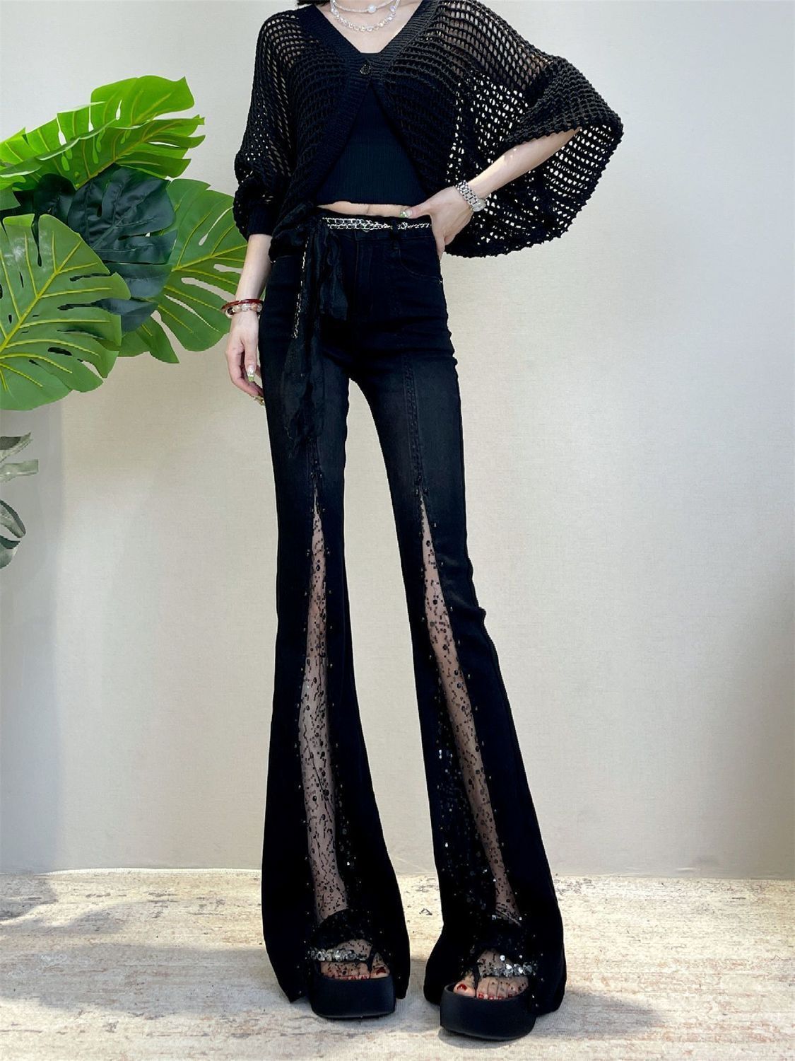 Black Lace Stitching