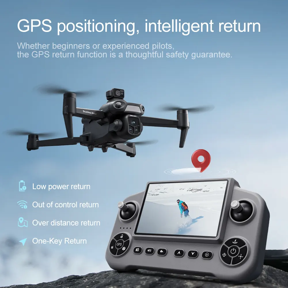 Aerial Drone Based on Brushless Motors and Relays