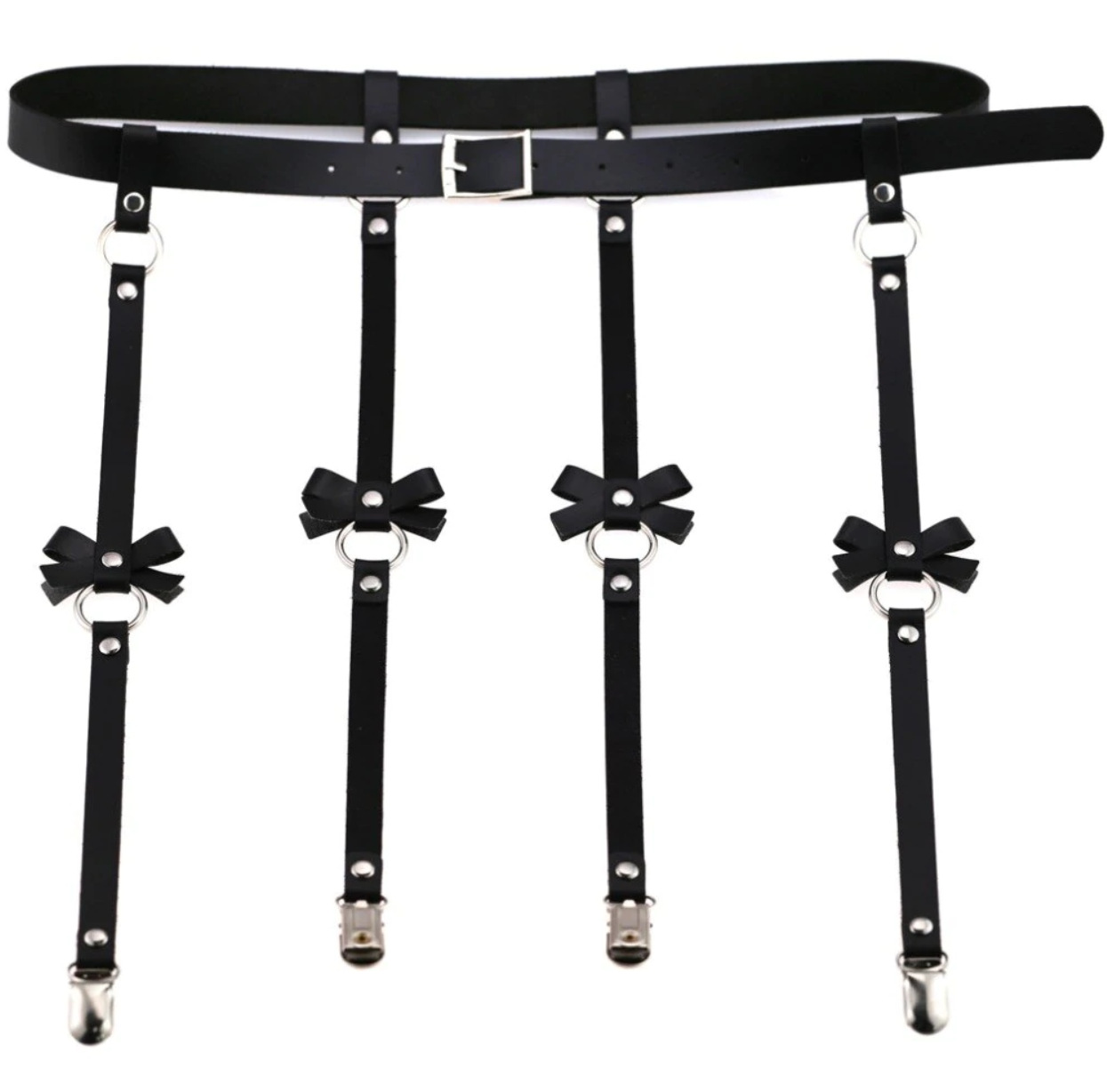 Fashion Leather Corset Hollowed Fashion Bra 9