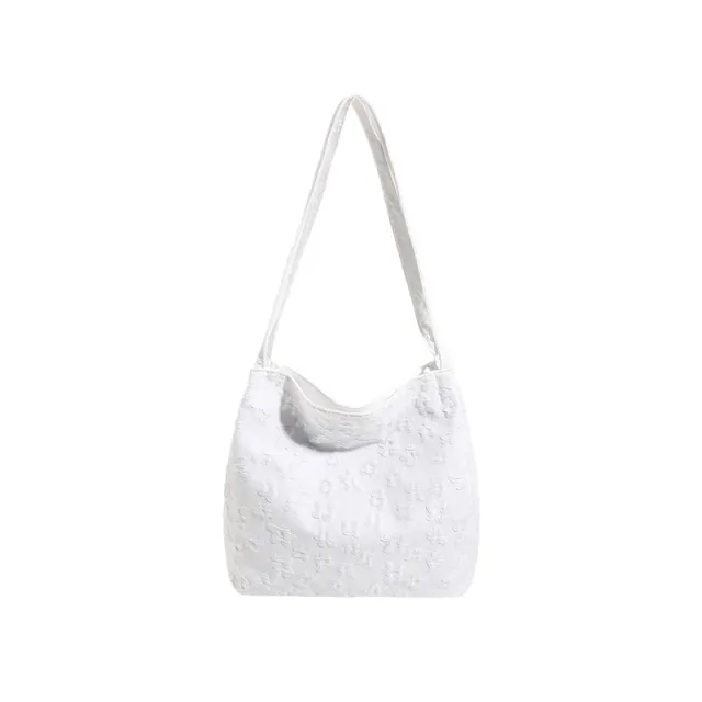 Canvas Bag Design Sense Summer New Bag Simple White - Shop at LoveMi