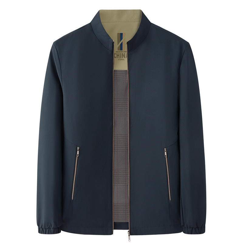Versatile Casual Stand-collar Jacket For Spring And Fall