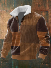 New Men's Casual Long-sleeve Hoodie With A Stand-up Collar And Zipper - Image 6