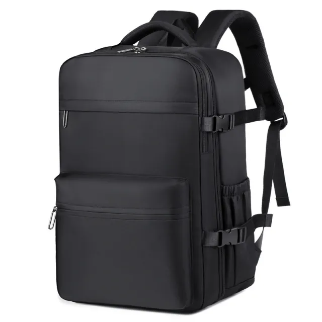 Large Capacity Vacuum Compression Backpack Black - Shop at LoveMi