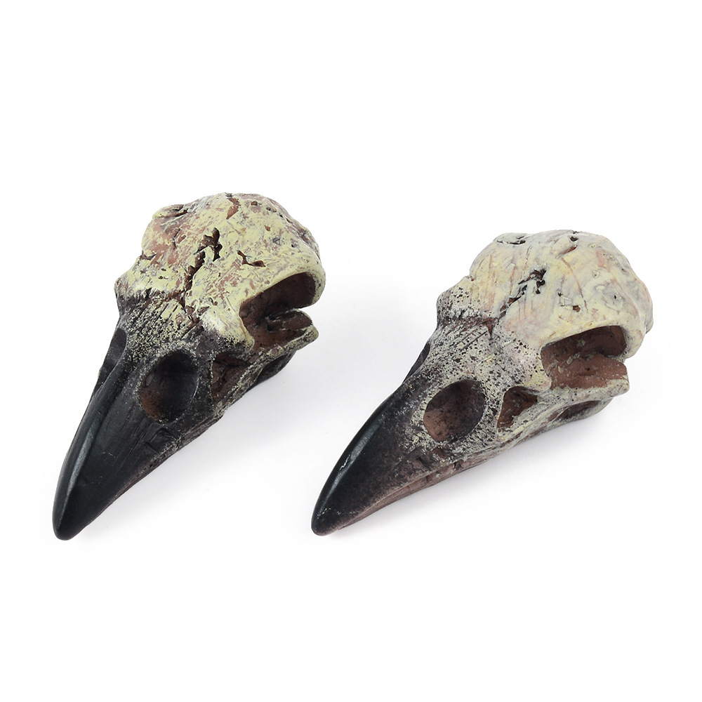 Versatile Crow Skull Resin Pendant Accessories