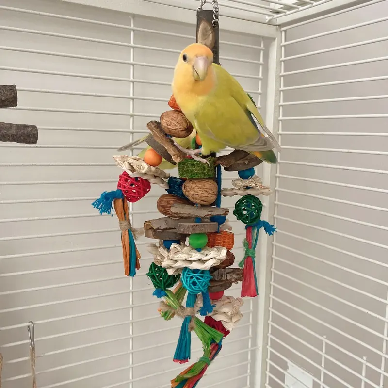 Parrot Toy Bird Decompression Relieving Stuffy Natural