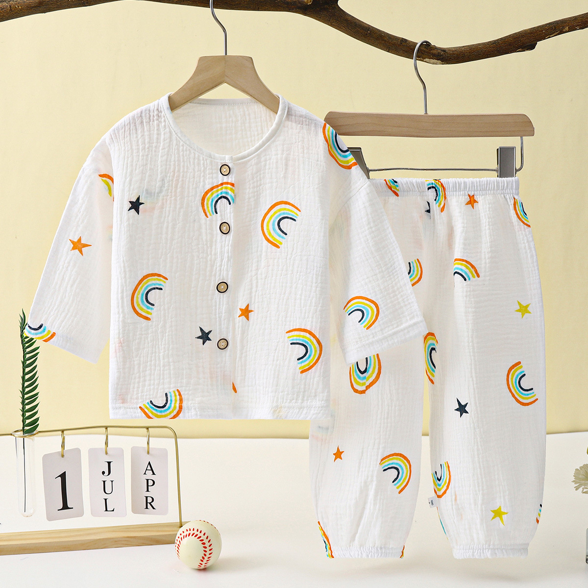 Boys Long-sleeve Cotton Top And Pants Set — foto 4