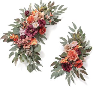 Transform your ceremony space into a dreamy, romantic setting with this Boho Wedding Arch Flower Decorations and Drapes Set — a stunning, ready-to-style arrangement designed to elevate any wedding, engagement, or special event backdrop. This gorgeous set creates a picture-perfect arch that captures the essence of bohemian elegance and timeless charm. Perfect for indoor or outdoor ceremonies, garden celebrations, or photo backdrops, it adds natural warmth, texture, and sophistication to your special day.  Make your event unforgettable with this breathtaking floral and drape set — the ideal finishing touch to your boho-inspired decor.  Unique Features of the Boho Wedding Arch Flower Decorations and Drapes Set  Large Flower Arrangement: Approx. 120 cm (47.2 inches) in length, 40 cm (15.7 inches) in width, and 10 cm (3.9 inches) in height — perfect for the top or center of your arch for a full, luxurious look.  Smaller Flower Arrangement: Approx. 70 cm (27.5 inches) in length, 38 cm (15 inches) in width, and 10 cm (3.9 inches) in height — ideal for placing on the side or bottom to create visual balance.  Elegant Fabric Drapes: Three flowing curtains, each approx. 800 cm (315 inches) long and 75 cm (29.5 inches) wide, offering soft, romantic movement and layering for a dreamy effect.  Complete Set for Convenience: Includes everything you need — 1 large flower arrangement, 1 small flower arrangement, 3 drapes, and 6 zip ties for easy installation. (Wooden frame arch not included.)  High-Quality Artificial Craftsmanship: Realistic, long-lasting, and beautifully detailed for a natural, fresh appearance that never fades or wilts.  Benefits of the Boho Wedding Arch Flower Decorations and Drapes Set  Instant Bohemian Elegance: Instantly transforms your wedding arch or ceremony space into a soft, romantic focal point filled with charm and sophistication.  Reusable and Durable: A long-lasting decorative investment that can be used for multiple events — weddings, engagements, anniversaries, baby showers, and more.  Effortless Setup: Lightweight and easy to attach using included zip ties, ensuring you can decorate your arch beautifully within minutes.  Versatile Placement: Perfect for any arch shape — circular, square, hexagonal, or free-form — and adaptable for backdrops, tables, or photo booths.  Weather-Resistant Beauty: Designed to maintain its vibrant color and delicate texture indoors or outdoors.  Characteristics of the Boho Wedding Arch Flower Decorations and Drapes Set  Beautifully Detailed Petals that mimic fresh flowers for an elegant, natural finish.  Soft, Flowing Fabric Drapes that add movement and dimension to your ceremony setup.  Flexible Design allows you to adjust, curve, or layer flowers and fabric according to your vision.  Lightweight Structure for easy installation, transport, and storage.  How to Style Your Boho Wedding Arch Flower Decorations and Drapes Set  Arrange the large floral piece at the top center of the arch for a dramatic look, or place it diagonally for a modern aesthetic.  Position the smaller floral arrangement to complement the top piece — perfect for one side or the bottom corner.  Use the three soft drapes to flow gently from the arch, allowing them to overlap for a layered, romantic appearance.  Secure each element using the included zip ties — discreet and simple to use.  Complement with fairy lights, pampas grass, or lanterns for a fuller boho effect.  Perfect for Every Occasion  Bohemian and rustic weddings  Engagement parties and anniversaries  Bridal showers and vow renewals  Event photography and studio setups  Garden and outdoor celebrations  This set is not just decoration — it’s a statement piece that brings romance and natural grace to your most cherished moments.  Why You’ll Love the Boho Wedding Arch Flower Decorations and Drapes Set  Effortlessly elegant and versatile design  High-quality artificial craftsmanship for long-term use  A timeless bohemian aesthetic suitable for all occasions  Easy to install, adjust, and store for reuse  Contact and Customer Support  If you have any questions or need help choosing the perfect arrangement for your event, feel free to contact us anytime at bohoharmony.store@gmail.com  — we’re always happy to assist you.  We Provide:  Free Worldwide Shipping  Easy Returns  Dedicated Customer Care and Support  Bring beauty, romance, and effortless style to your event with this Boho Wedding Arch Flower Decorations and Drapes Set — your dream ceremony backdrop awaits.  Meta Description  Boho Wedding Arch Flower Decorations and Drapes Set – large artificial floral arrangements with elegant drapes for stunning bohemian wedding decor.