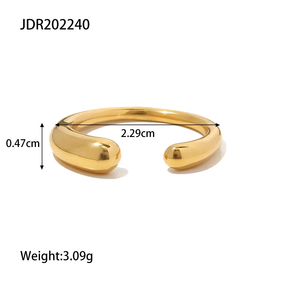 Women's Versatile Personality Water Drop Ring