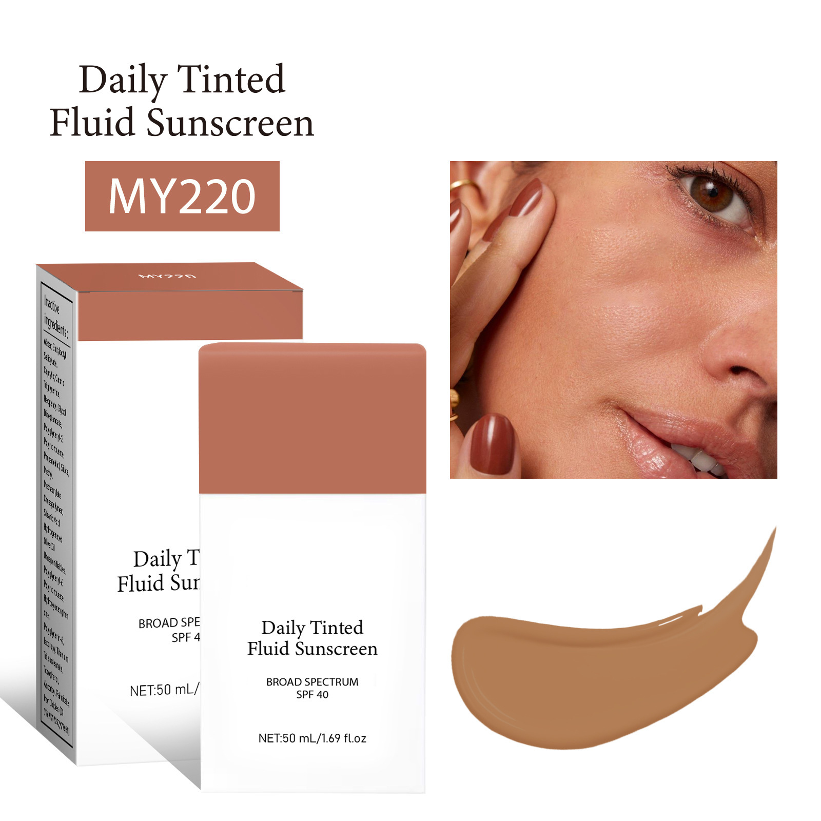 Brightening Skin Color Moisturizing Concealing Foundation 7