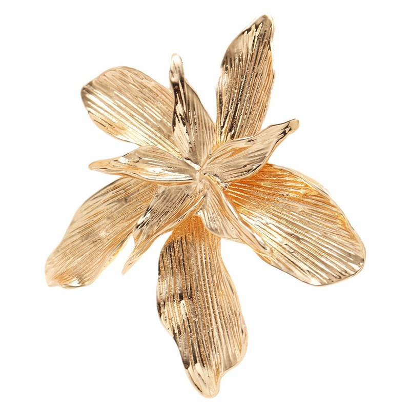 Five Petal Flower Stereo Flower Open Ring
