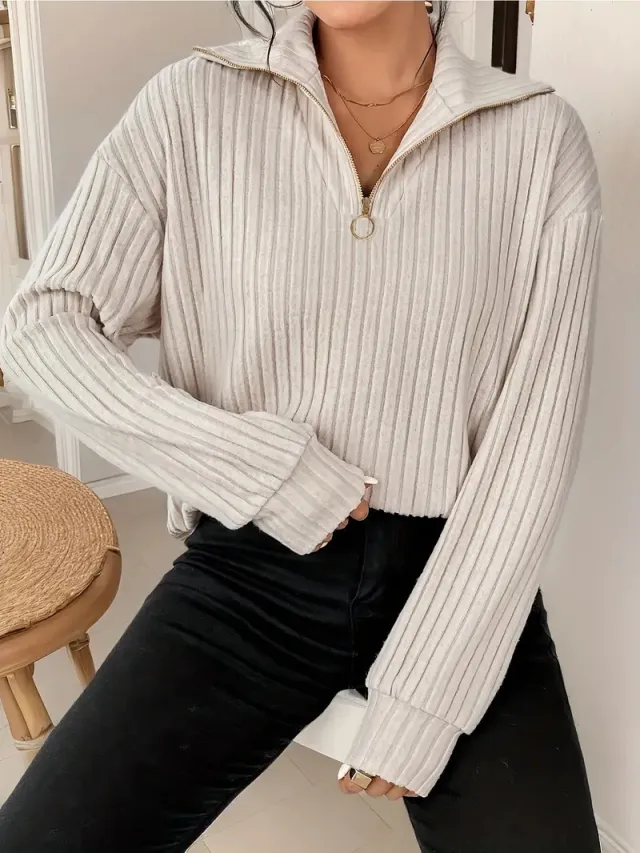 Leisure Sports Women's Long sleeved Bathroom White - Shop at LoveMi