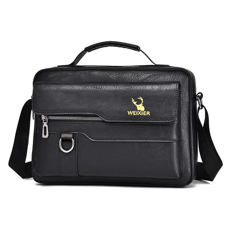 Retro PU Leather Flap Messenger Bag
