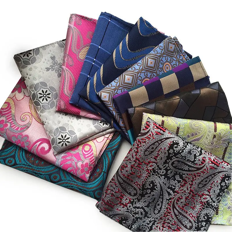 British Business Polyester Yarn Jacquard Small Square