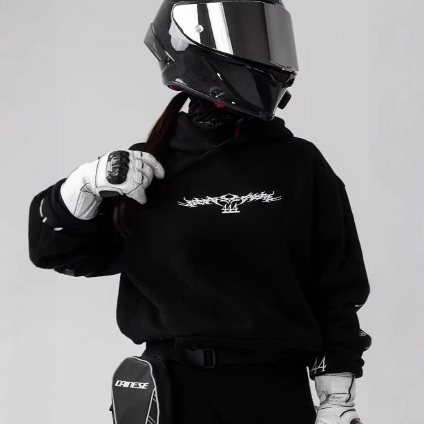 Noctilucent 3D Digital Print Street Motorcycle Top