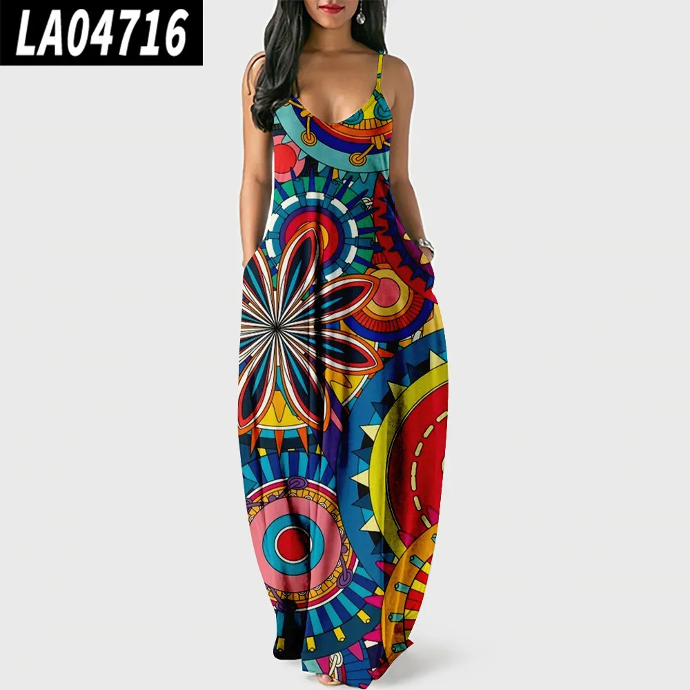 Women's Summer Cool Suspender Dress - 8 Style A476-Xs