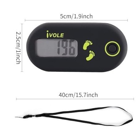 Compact Mini Single-function 3D Electronic Pedometer
