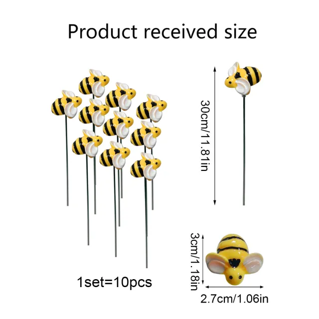 Outdoor Garden Decorative Card Courtyard Simulation Small Insect Bee Bee - Shop at LoveMi