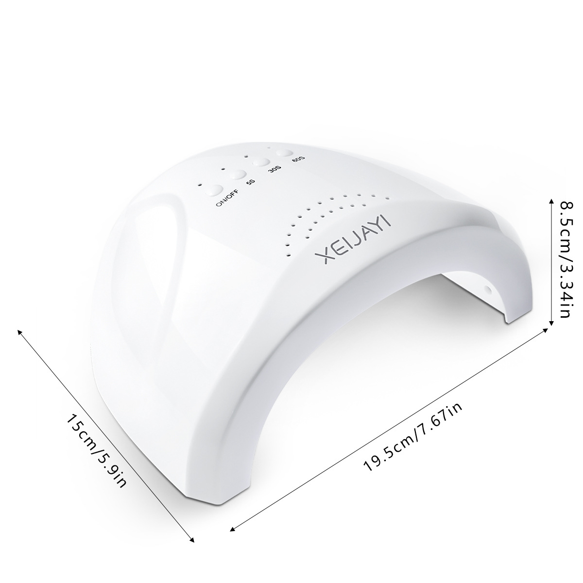 Lampe de manucure UV/LED 48 W avec minuterie USB 5