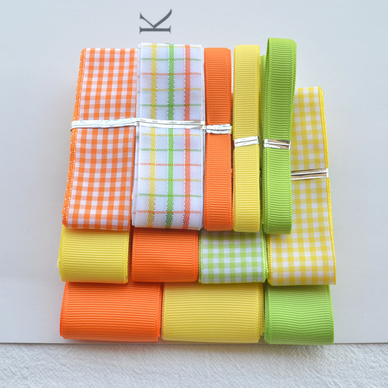 Yellow Orange Green Ribbon