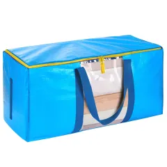 Thickened And Reinforced High-capacity Luggage Bags - Sky Blue Window Style - View 1