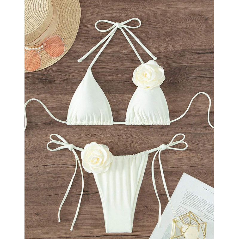 Three-dimensional Flower Women's Swimsuit Bikini Suit Fashion
