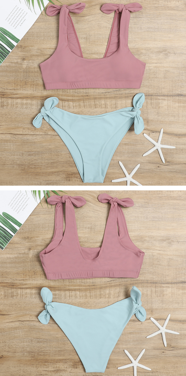 Title 3, New Swimwear European And American Solid Color...