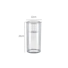 Living Room Micro Landscape Desktop Ecological Pot Transparent Plastic Creative Decoration Fish Tank - 5010 Cylinder 852 - View 1