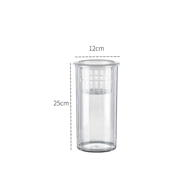 Living Room Micro Landscape Desktop Ecological Pot Transparent Plastic Creative Decoration Fish Tank 5010 Cylinder 852 - Shop at LoveMi