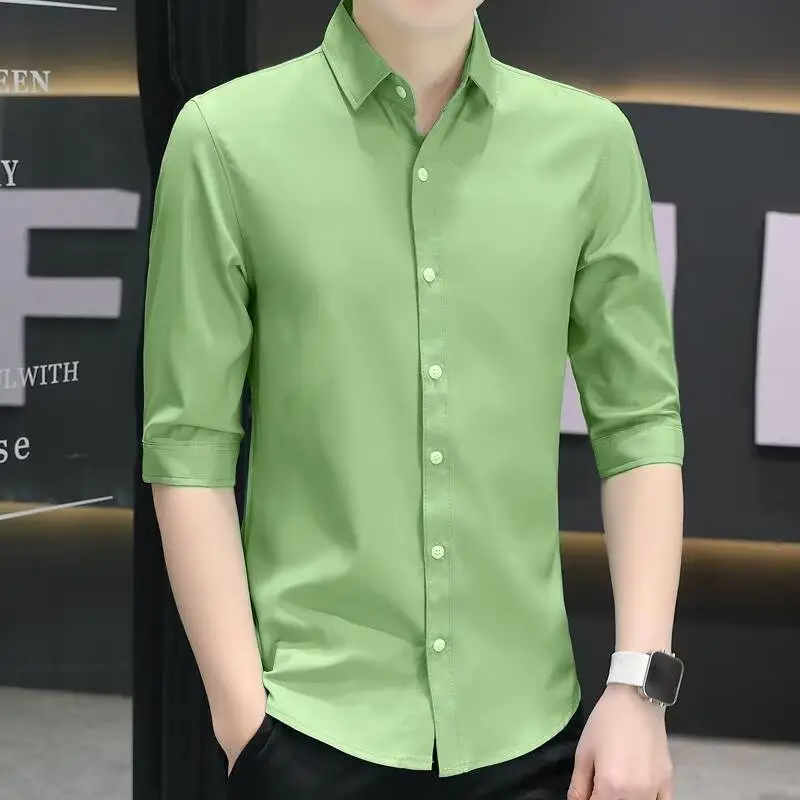 Slim-fit Half-sleeve Shirt for Men