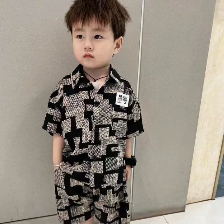 Fried Street Handsome Shorts Two-piece Set