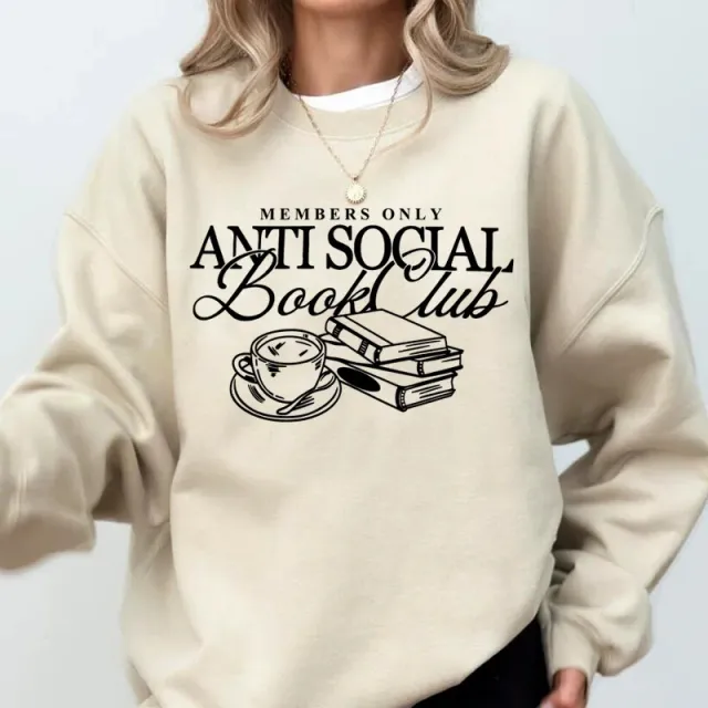 Printed English Sweater Women's Loose Fashion Khaki - Shop at LoveMi