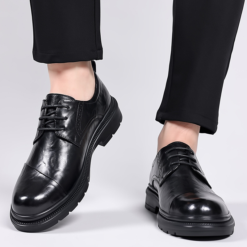 Mens Gentlemanly British-style Casual Shoes With Soft Soles