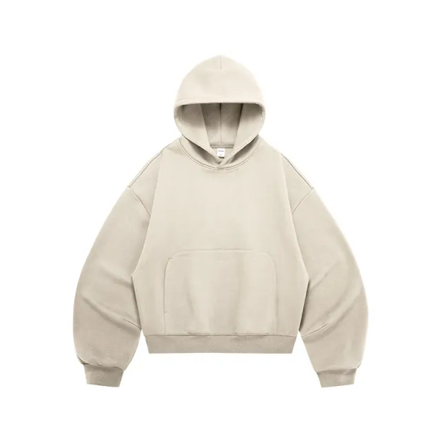 Machete Cropped Hoodie 25 Winter New American Velvet Greige M - Shop at LoveMi