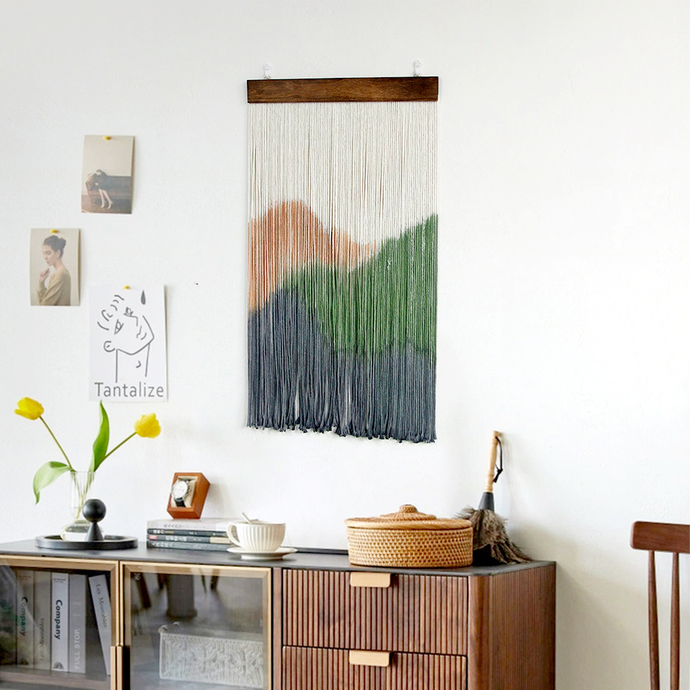 Boho Landscape Macrame Tapestry