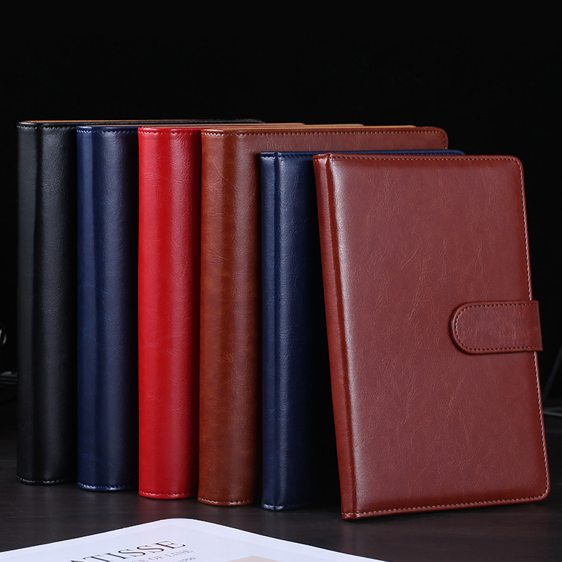 A5 Buckle Business Loose Spiral Notebook 6