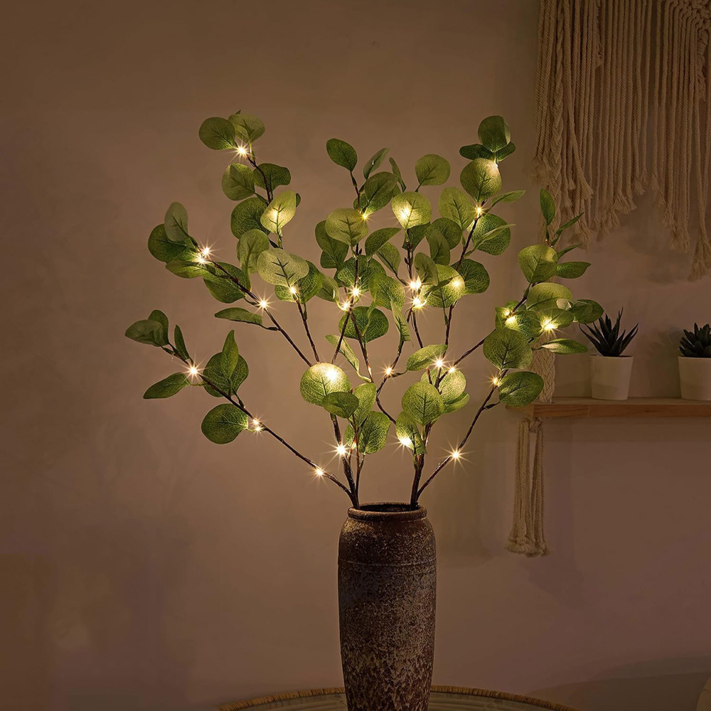 Title 11, Simulation Copper Wire Lamp Olive Tree Christma...