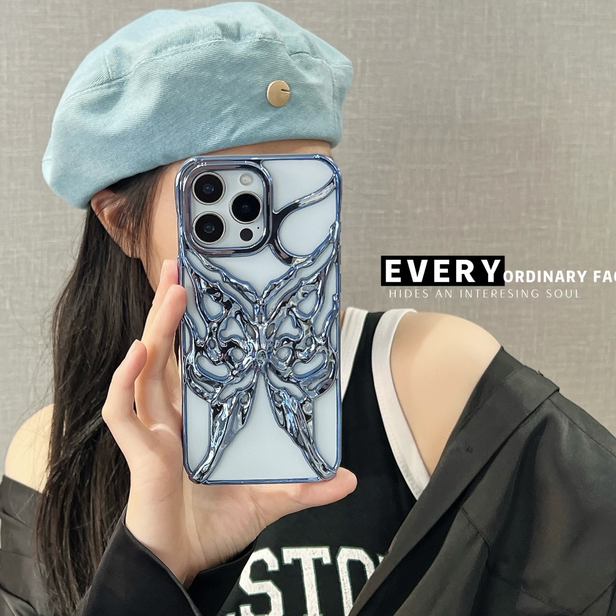 Electroplating Bright Surface Hollow Butterfly Suitable For 16pro - Image 3