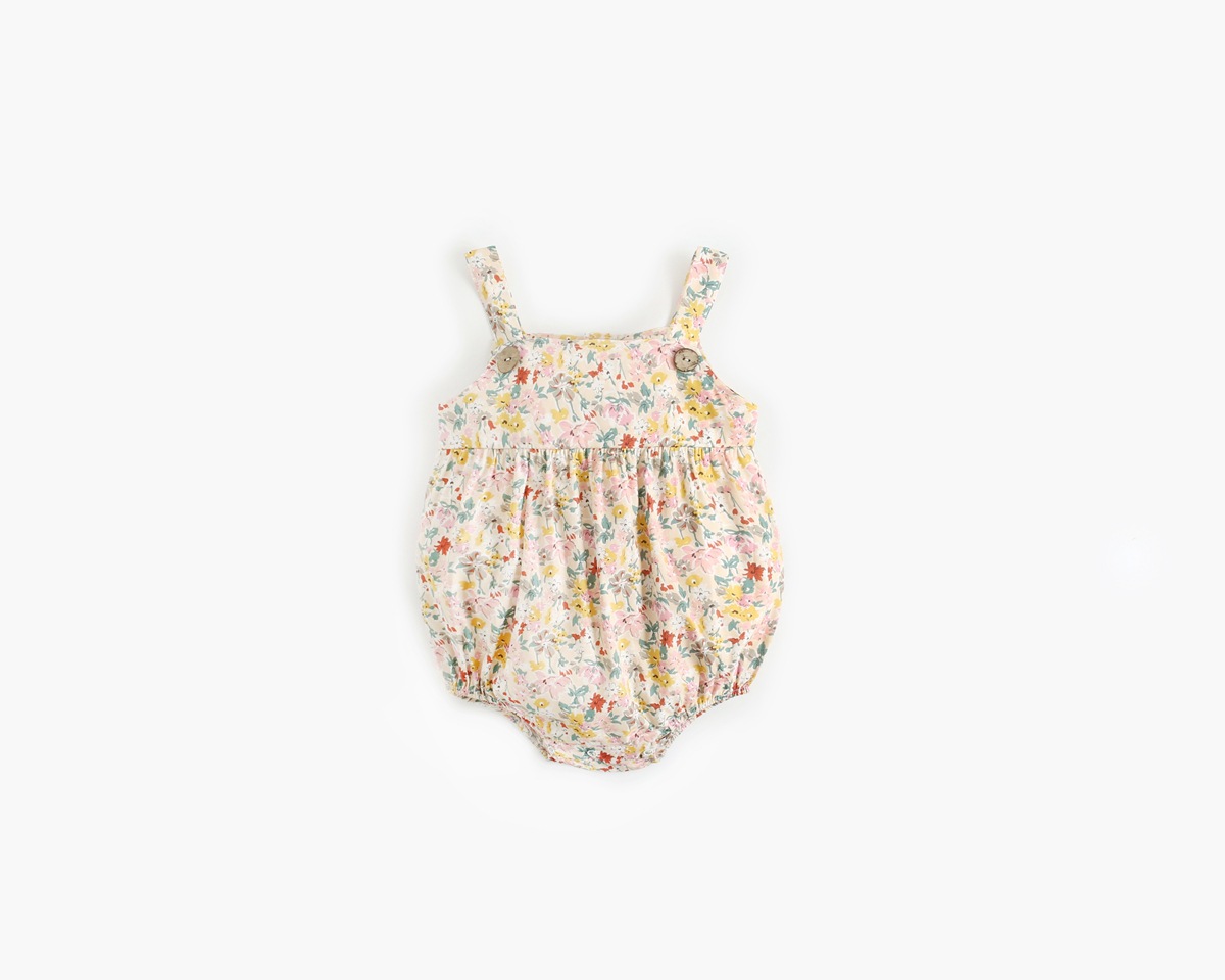 Sling Newborn Clothes Floral Baby Girl Jumpsuit