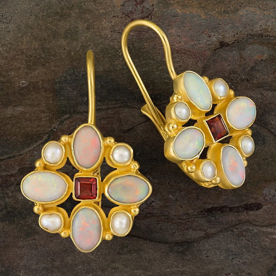 Personalized Creative Retro Flower Earring Pendant For Ladies