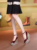 Round-toe Wedge High Heels For Women view 2