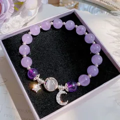 Lavender Opal Bracelet Female Special-interest Design Gray Moonlight - Lavender Xingyue Bracelet 2 - View 1