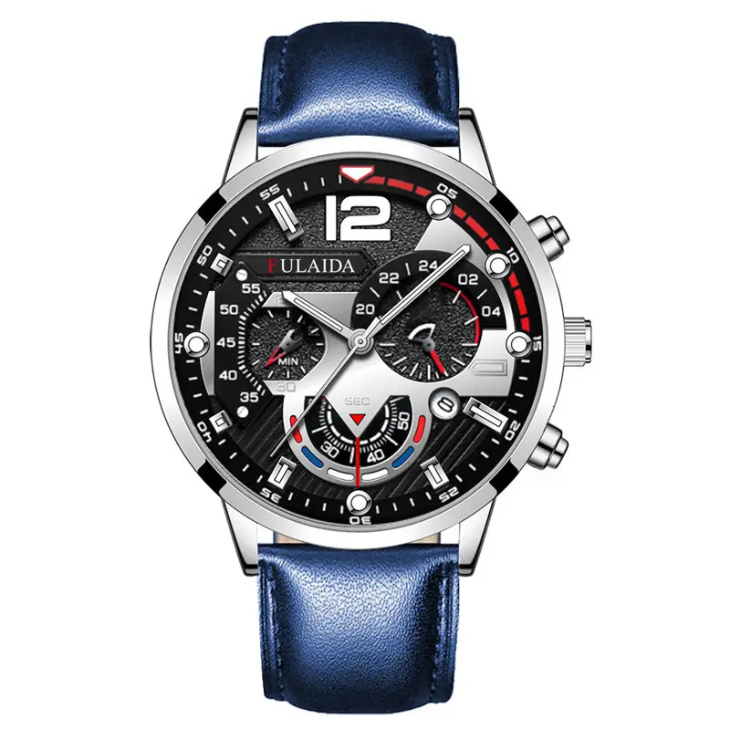Men's Student's Watch Belt Casual Calendar Quartz