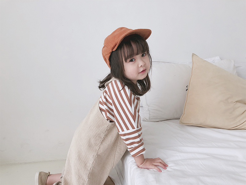 Title 16, Girls Korean Childrens Clothing Corduroy Strap...