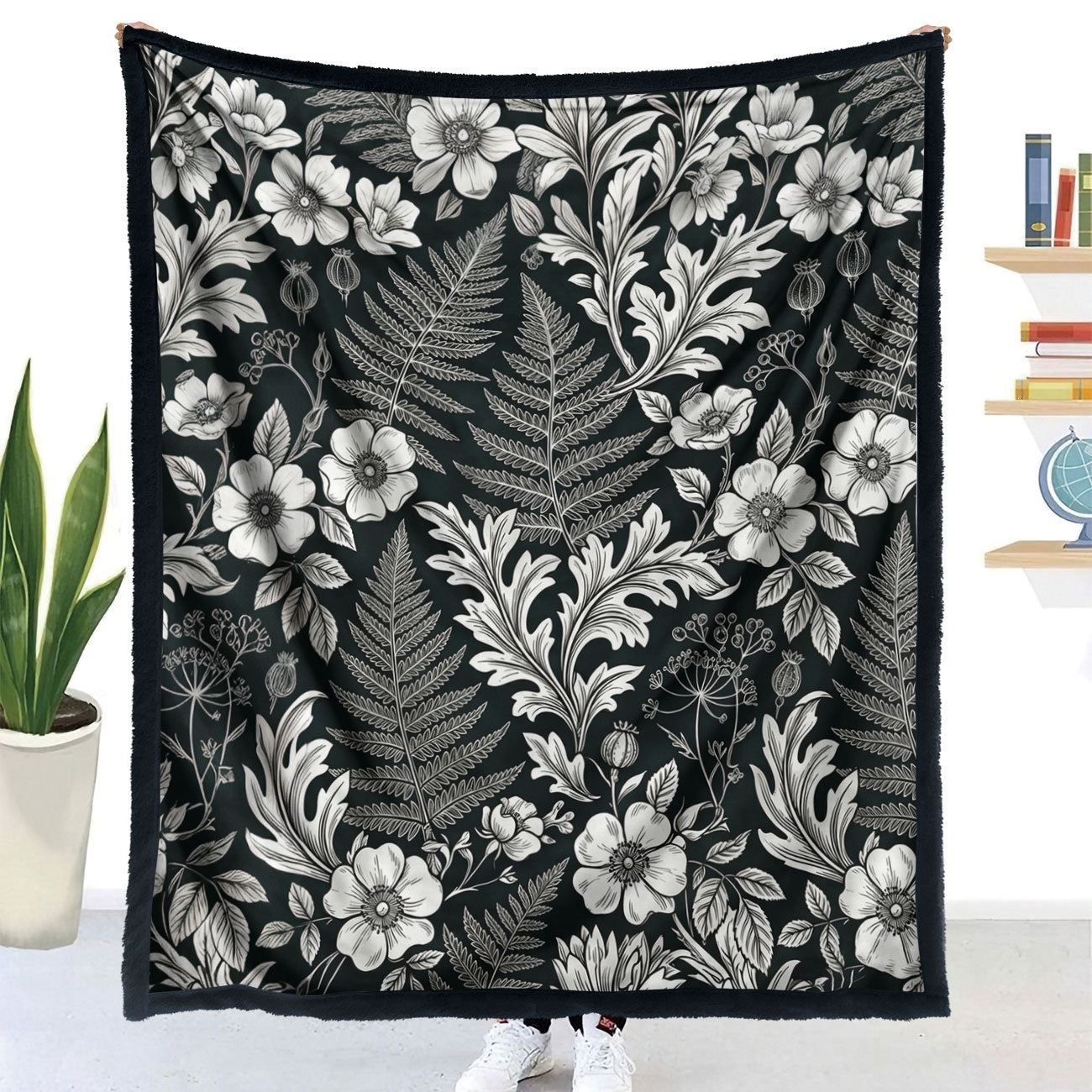 Polyester Throw Blanket with Brush, picture 3 of 12